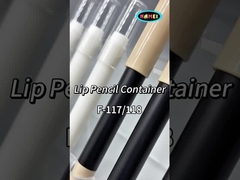 Doorzichtige plastic potlood Lipstick Tubes met Lipgloss Borstel voor cosmetische verpakkingen