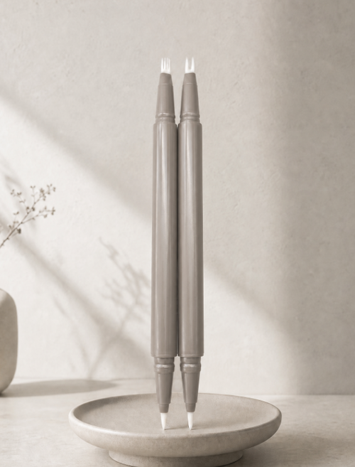 Laatste bedrijfsblogs Dual‑Ended Tank Cosmetic Pen E‑870 | Felt Tip with 2‑Prong & 4‑Prong Fork Tip Options