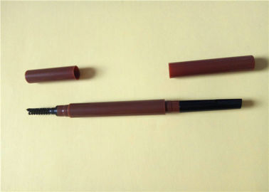 Goede prijs. Double Head Taupe wenkbrauwen potlood, Plastic wenkbrauwenborstel Potlood 142 * 11mm online
