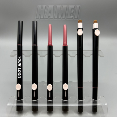 Goede prijs. Plastic Lip Liner Potloodhouder Oogbroek Potlood Pakketten Cosmetische container Verpakkingsbuis Met Push-Pull Lipbrush online