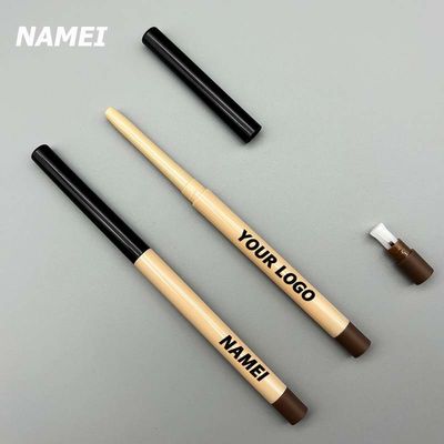 Aanpassen Lip Liner Potlood wenkbrauwen eyeliner buis met borstel lip liner potlood container met chipper