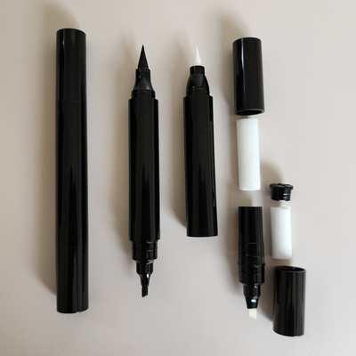 Goede prijs. lege 3D wenkbrauwen Pen Vork Oogbroek Tip Oogbroek Tattoo Potlood buis Professionele fijne schets Vloeibare oog wenkbrauwen Pen Container online