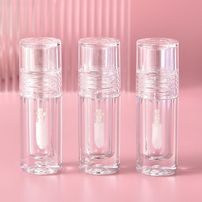 Goede prijs. Gratis monster helder lippengloos buis lege cosmetische lippengloos container Gepersonaliseerde aangepaste lippengloos verpakking online