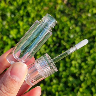 Goede prijs. op maat gemaakte lipglossbuizen transparante cosmetische container pen lipglossbuizen met borstel lipglossbuizen groothandel online